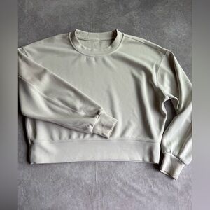 lululemon athletica Cream Crew Neck Sweater